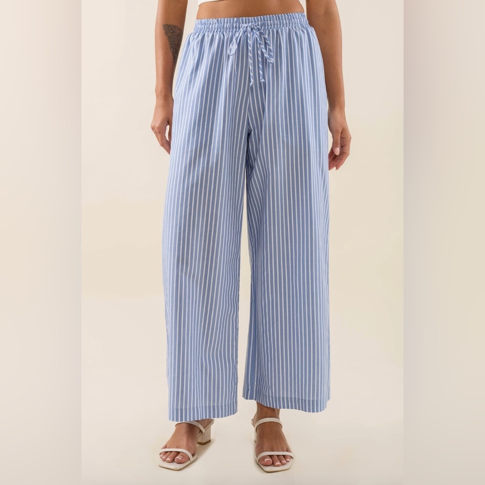 Coofandy Striped Blue Women's Pants